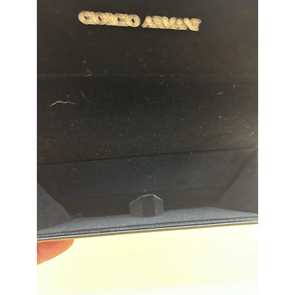 Giorgio Armani Eyeglass/ Sunglasses Case Black Snap‎ Closure Hard Shell